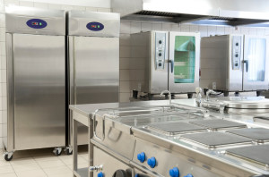 a commercial kitchen